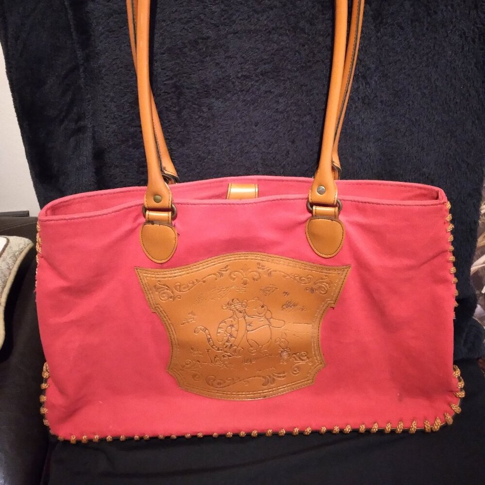 Winnie the Pooh and Tiger Plush Leather Purse (look at photos for call-out)